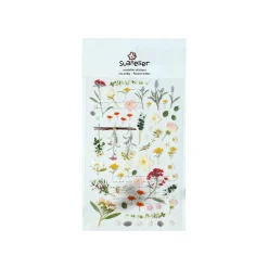 Flower Letter Deco Sticker