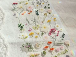 Flower Letter Deco Sticker