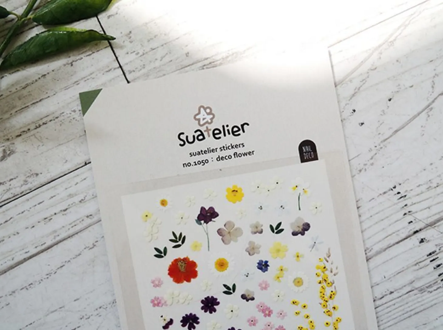 Flower Nail Deco Sticker