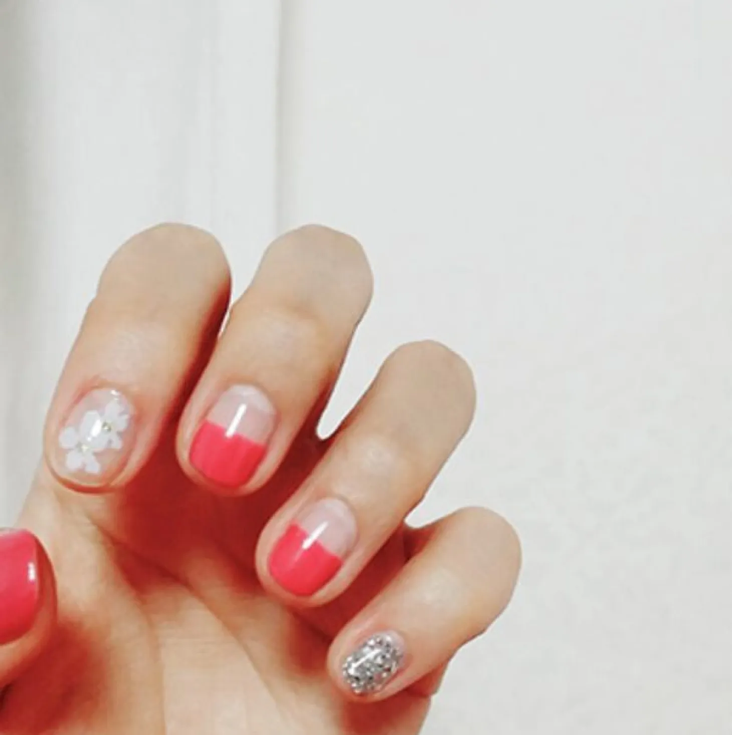 Flower Nail Deco Sticker