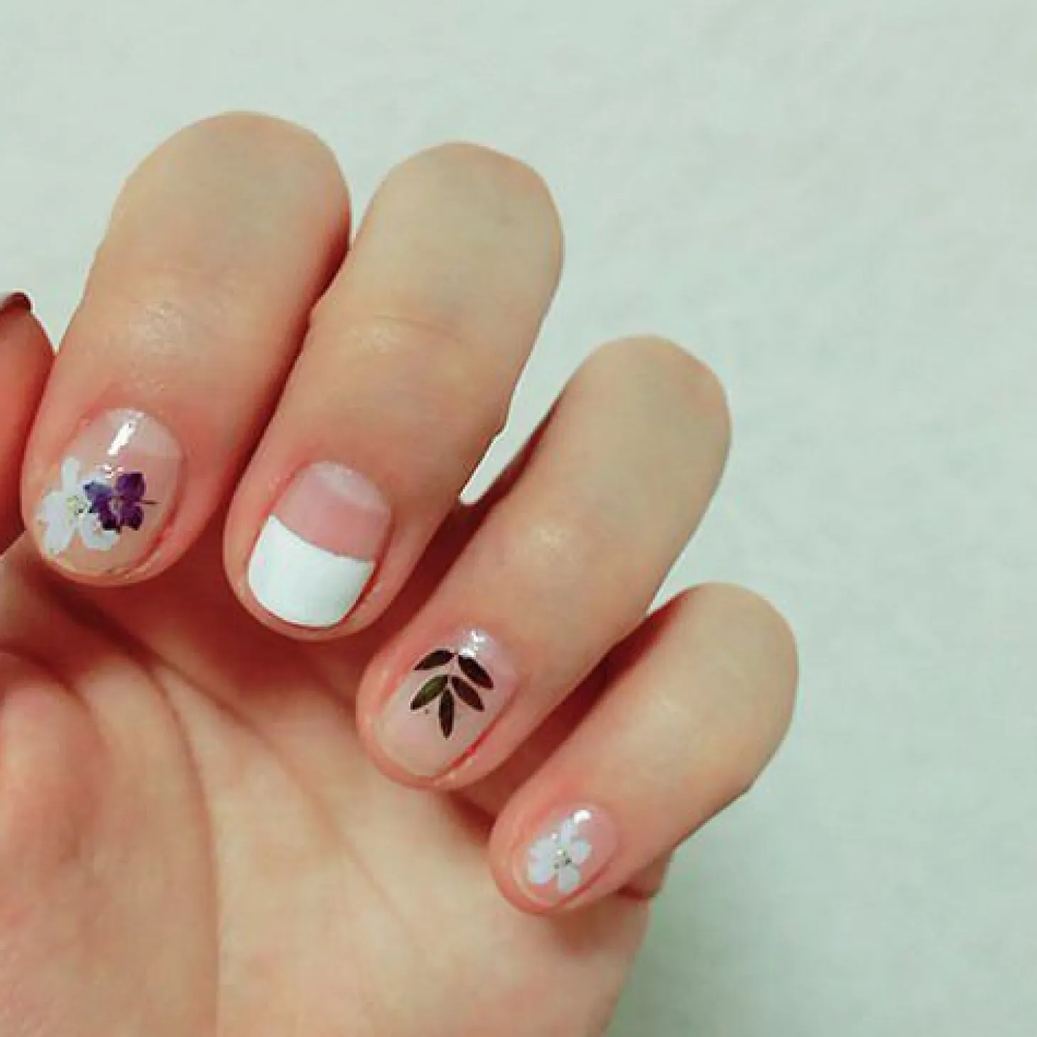 Flower Nail Deco Sticker