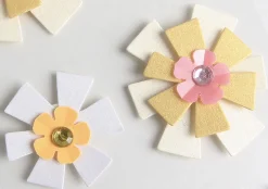 Flower Themed 3D Deco Sticker v1