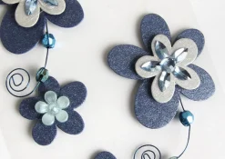 Flower Themed 3D Deco Sticker v1