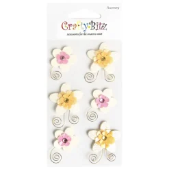 Flower Themed 3D Deco Sticker v1