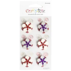 Flower Themed 3D Deco Sticker v1
