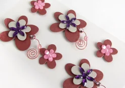 Flower Themed 3D Deco Sticker v1