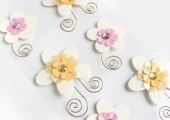 Flower Themed 3D Deco Sticker v1