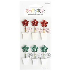 Flower Themed 3D Deco Sticker v1