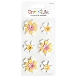 Flower Themed 3D Deco Sticker v1