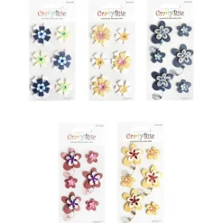 Flower Themed 3D Deco Sticker v1