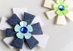 Flower Themed 3D Deco Sticker v1