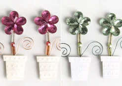 Flower Themed 3D Deco Sticker v1