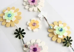 Flower Themed 3D Deco Sticker v1