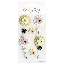 Flower Themed 3D Deco Sticker v1