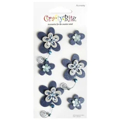 Flower Themed 3D Deco Sticker v1