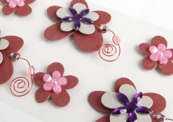 Flower Themed 3D Deco Sticker v1