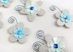 Flower Themed 3D Deco Sticker v1