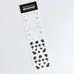 Flower Wave Slim Sticker