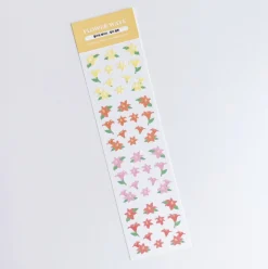 Flower Wave Slim Sticker
