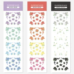 Flower Wave Slim Sticker