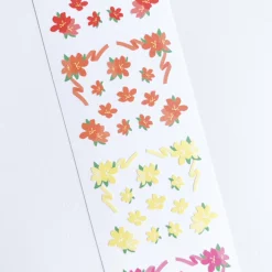 Flower Wave Slim Sticker