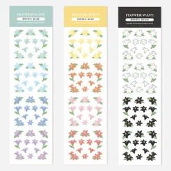 Flower Wave Slim Sticker