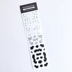 Flower Wave Slim Sticker