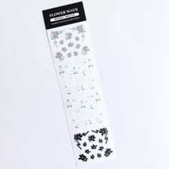 Flower Wave Slim Sticker
