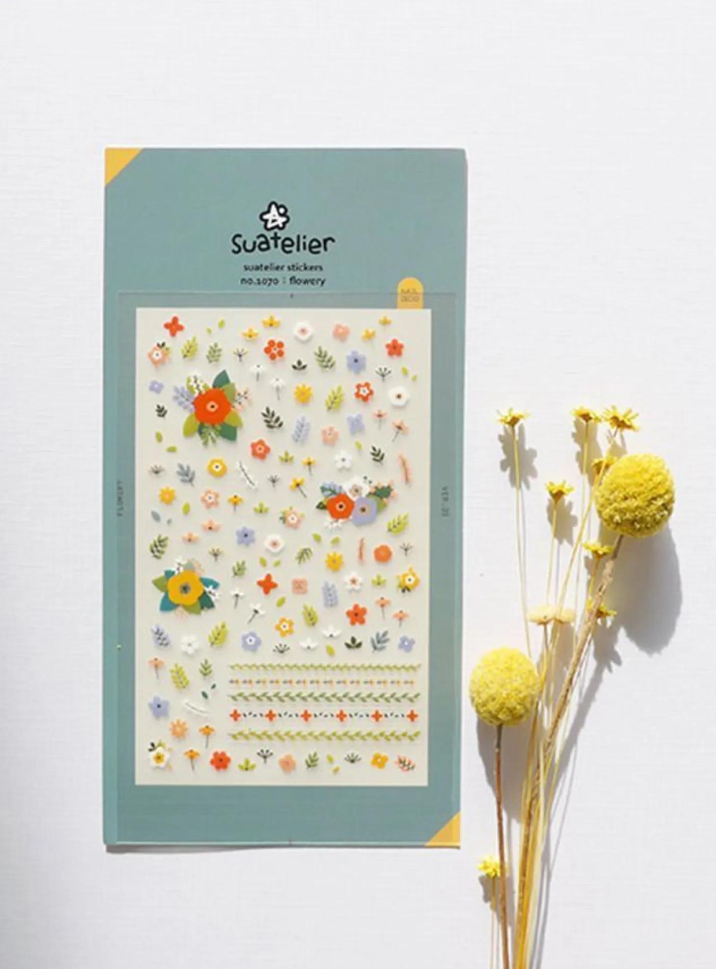 Flowery Nail Deco Sticker