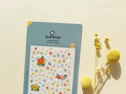 Flowery Nail Deco Sticker