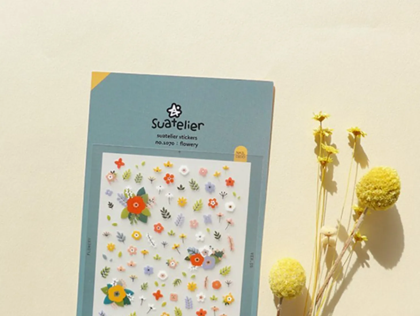 Flowery Nail Deco Sticker
