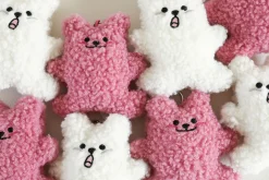 Fluffy Bear Key Ring