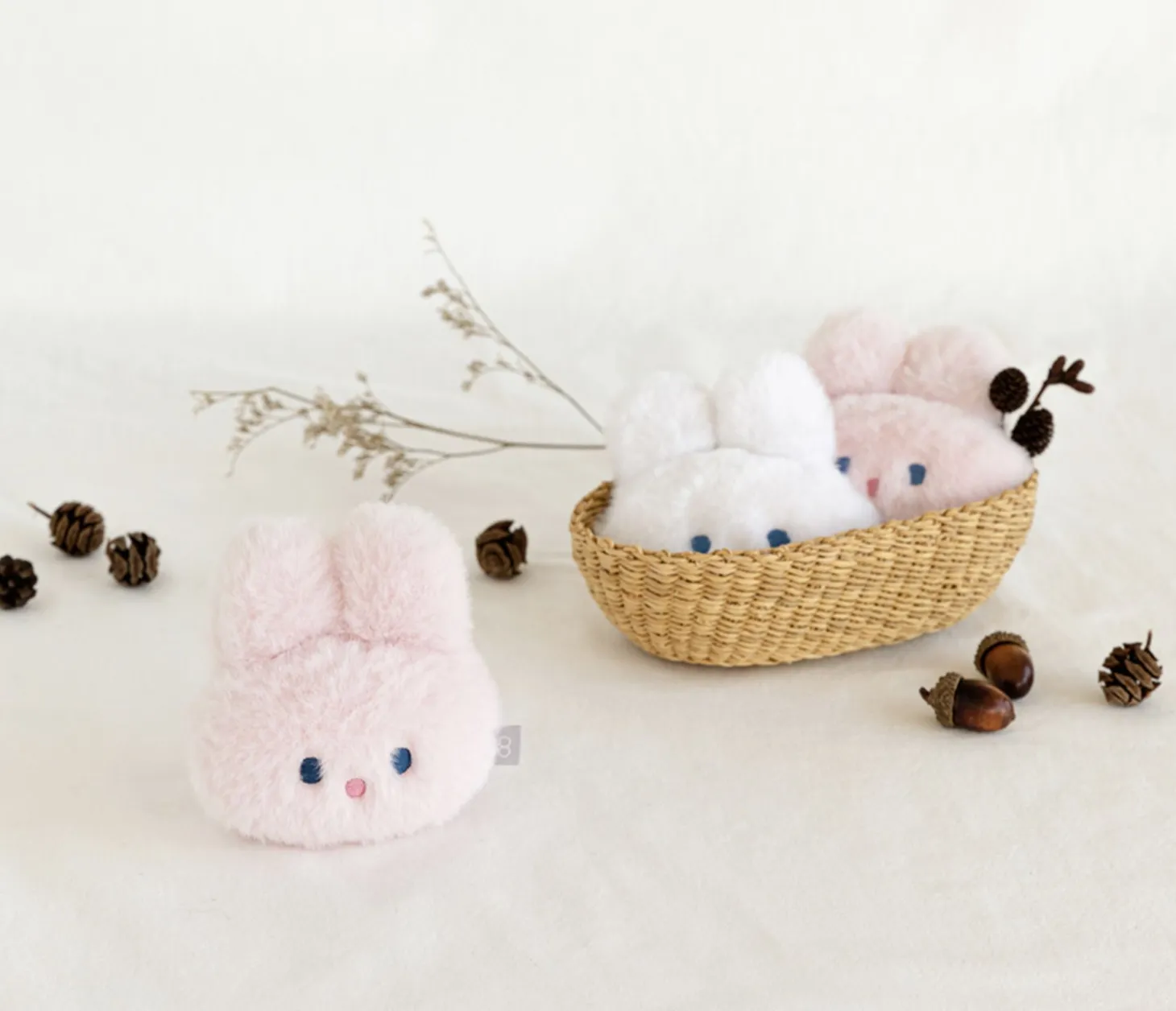 Fluffy Bunny Key Ring
