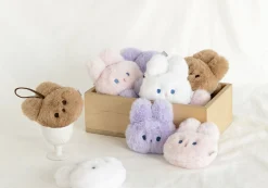 Fluffy Bunny Key Ring