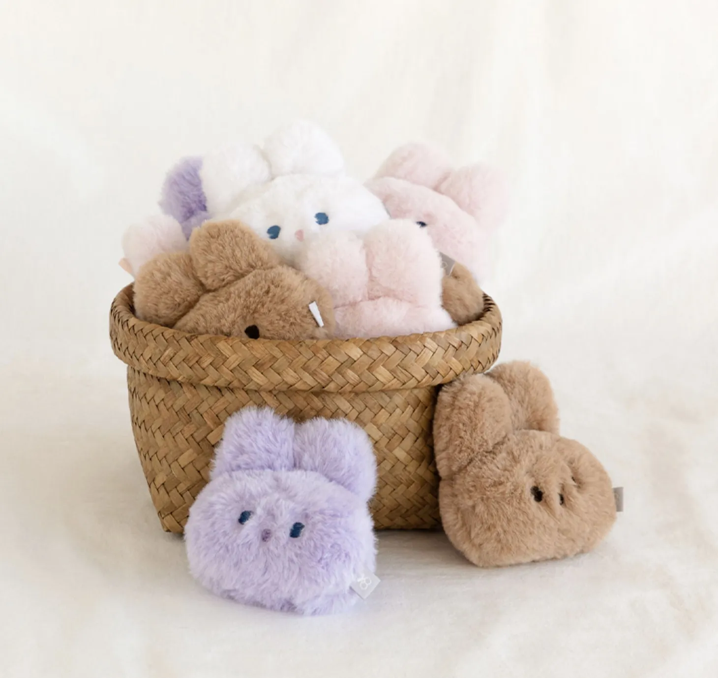 Fluffy Bunny Key Ring