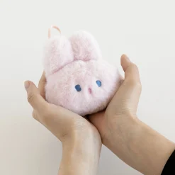 Fluffy Bunny Key Ring