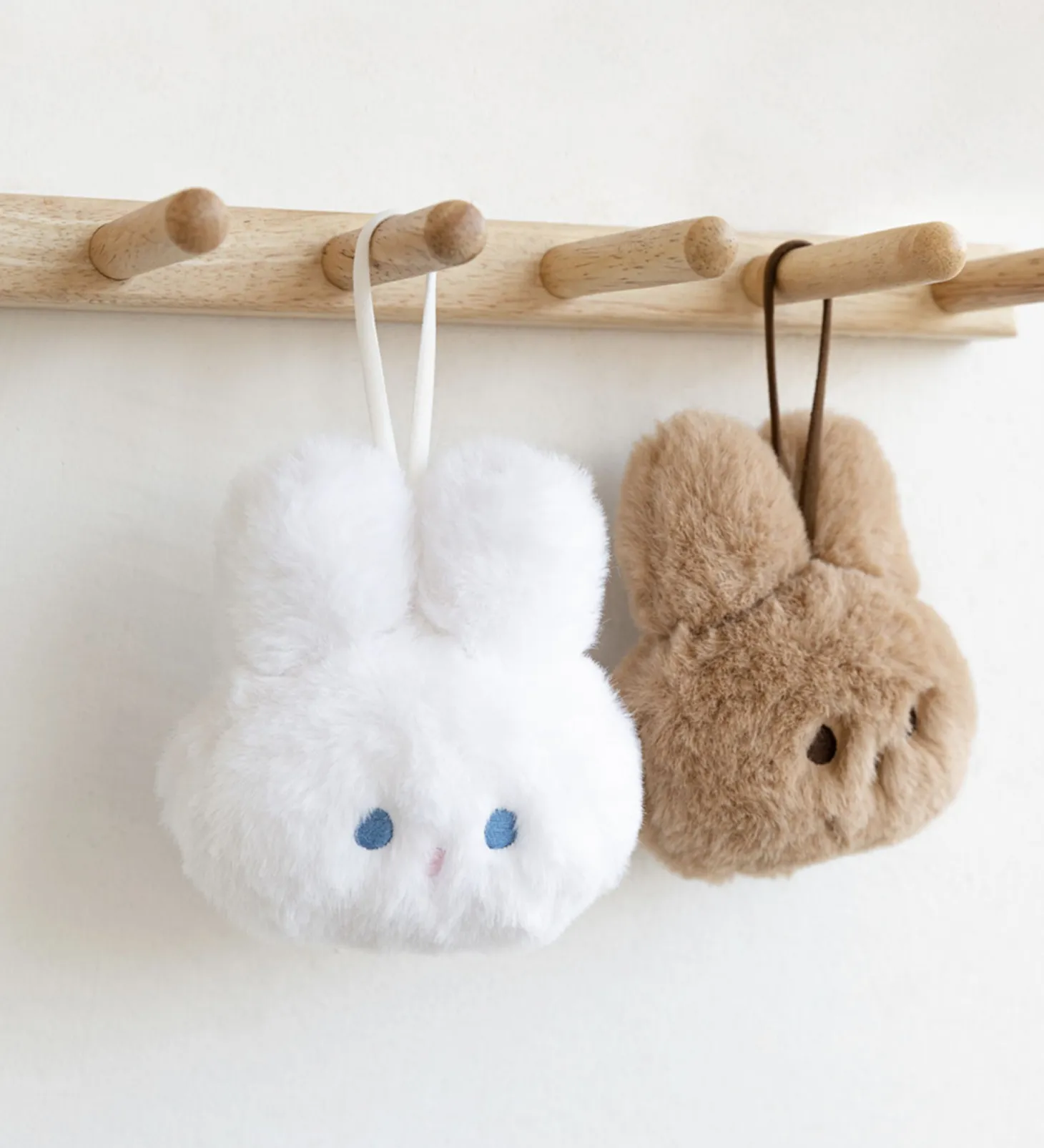 Fluffy Bunny Key Ring