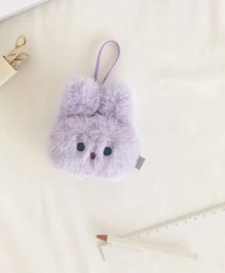 Fluffy Bunny Key Ring