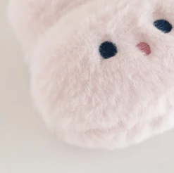 Fluffy Bunny Key Ring