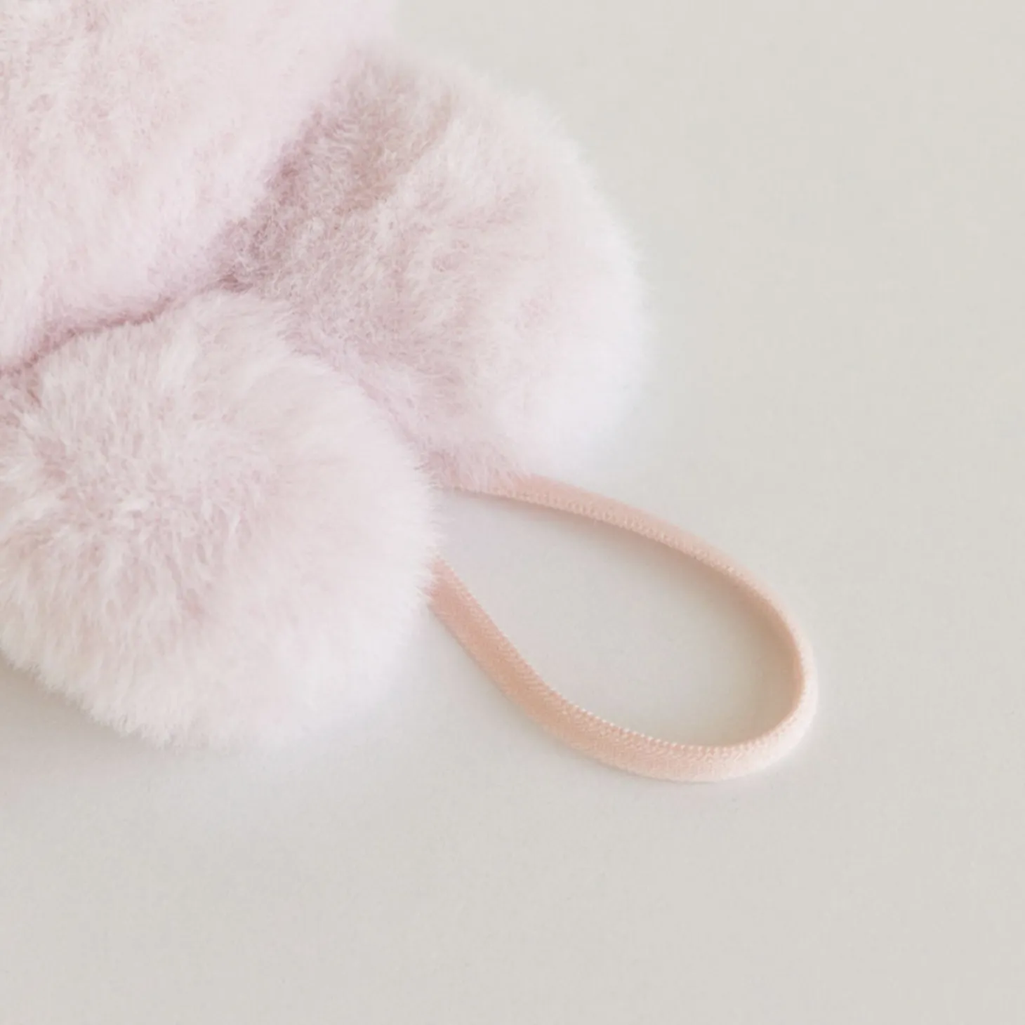 Fluffy Bunny Key Ring