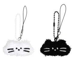 Fluffy Cat Ball Chain