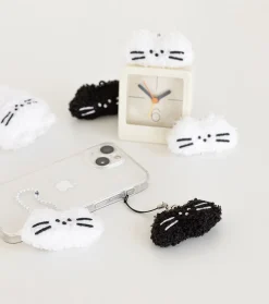 Fluffy Cat Ball Chain