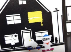 Fluffy House Deco Sticker