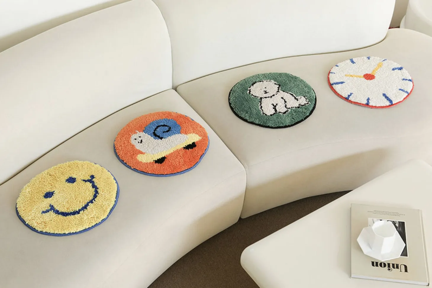 Fluffy Round Seat Cushion
