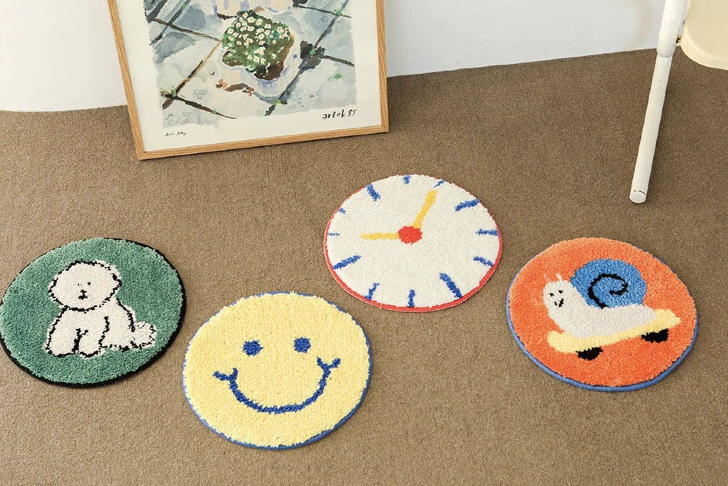 Fluffy Round Seat Cushion