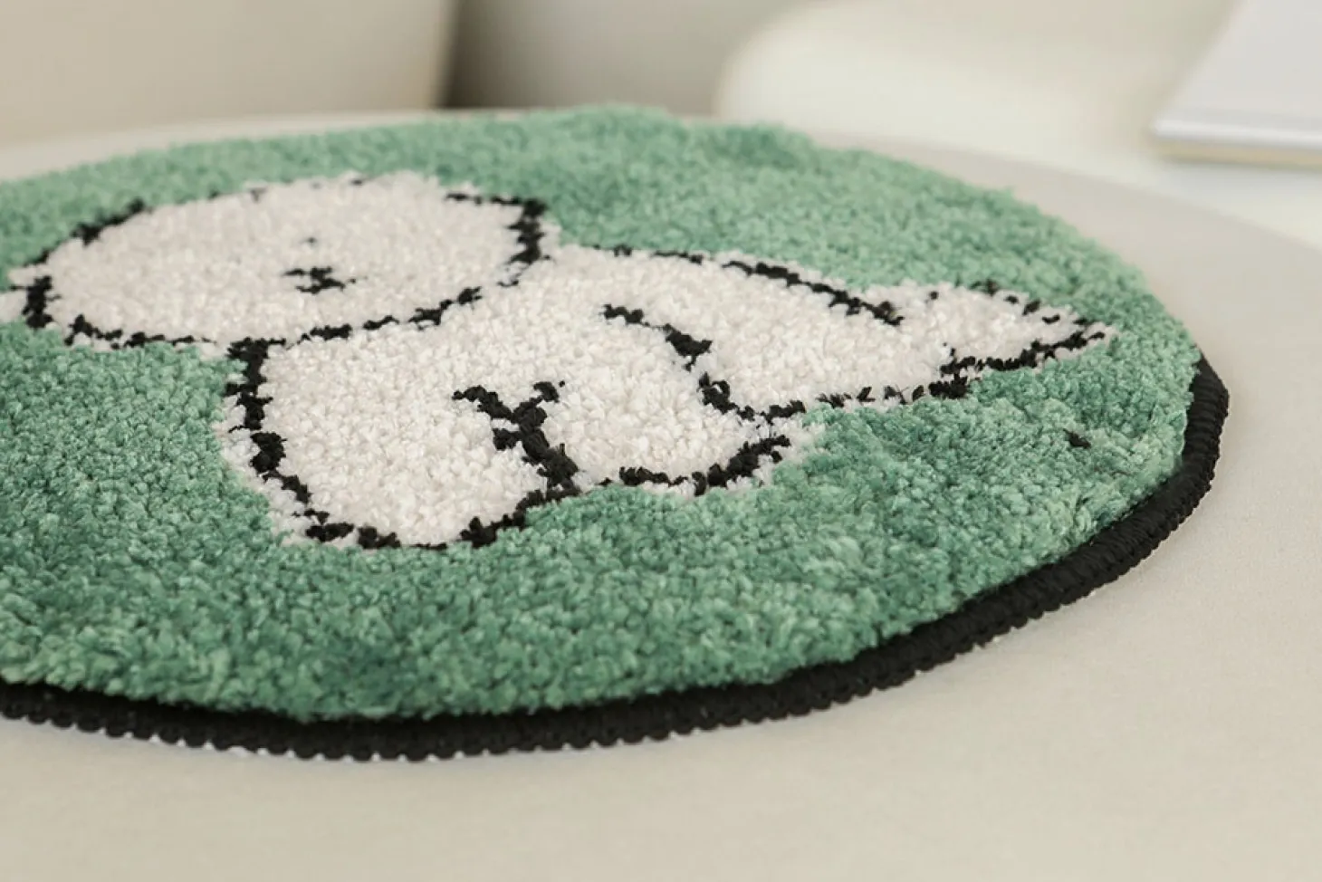 Fluffy Round Seat Cushion