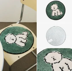 Fluffy Round Seat Cushion