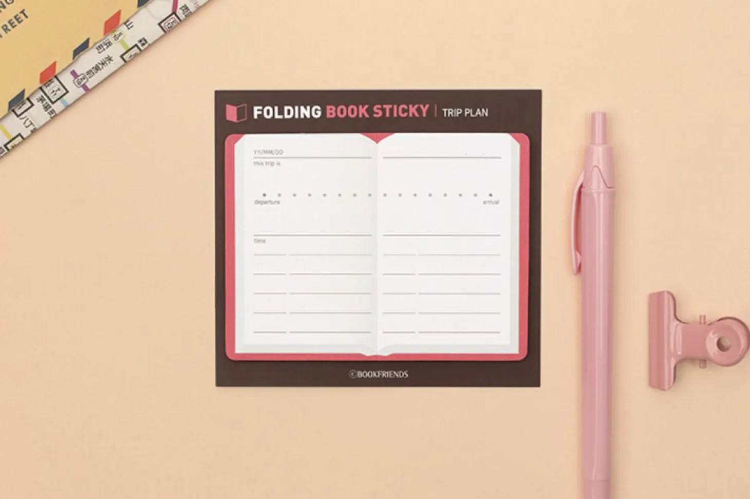 Foldable Book Sticky Note