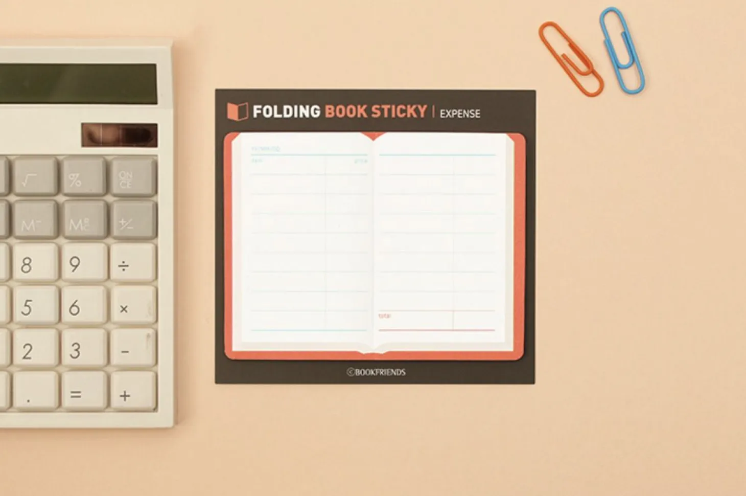 Foldable Book Sticky Note