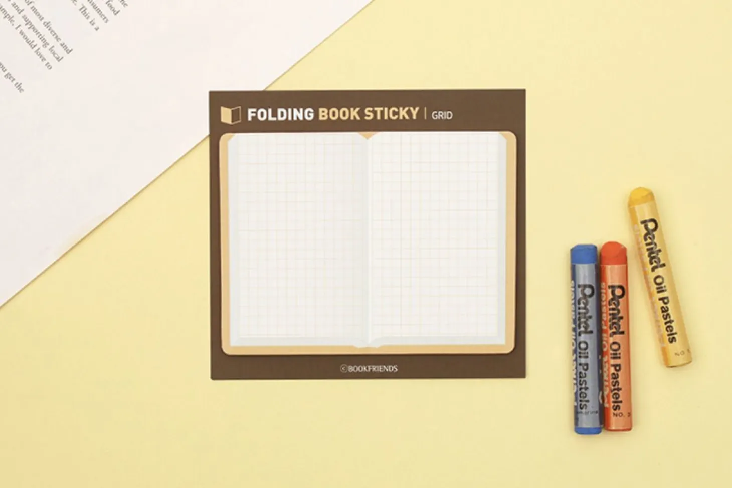Foldable Book Sticky Note
